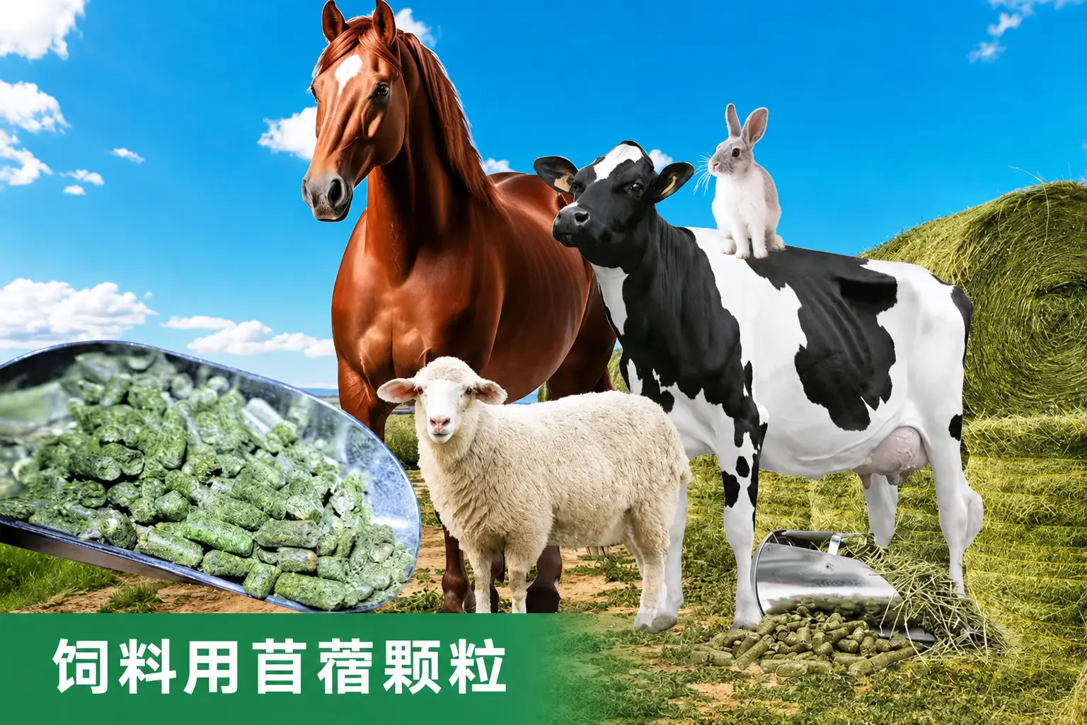 动物饲用苜蓿颗粒