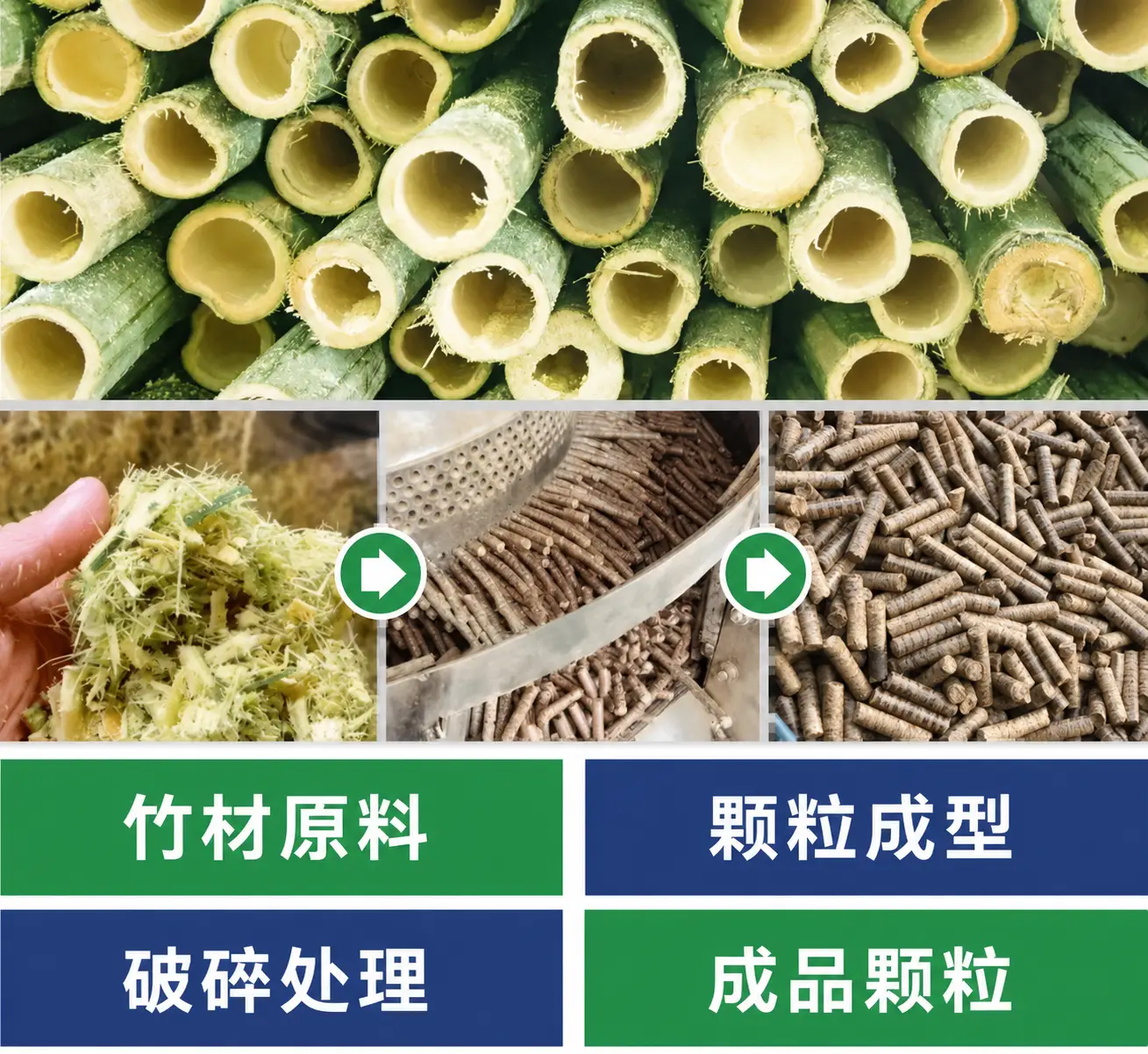 竹燃料颗粒