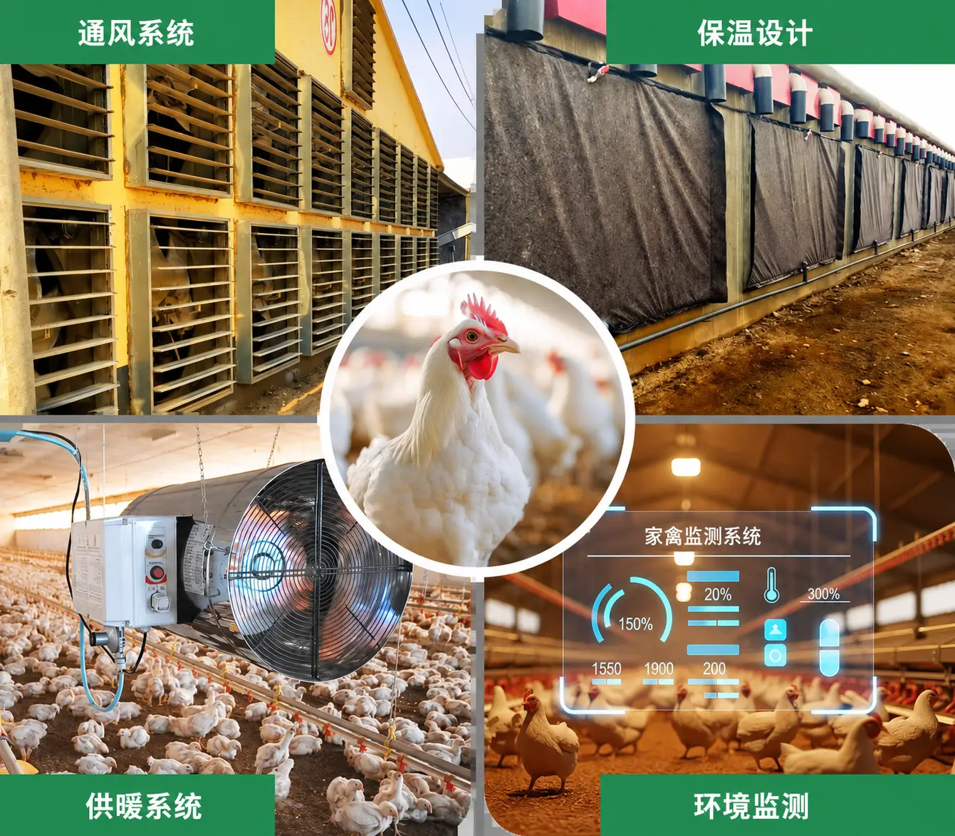 肉鸡鸡舍建设