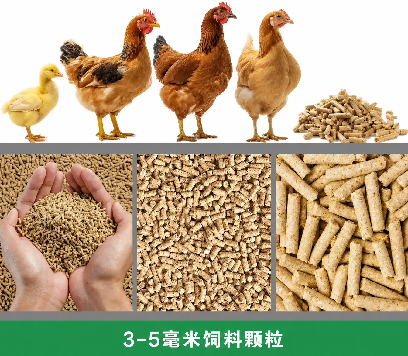 颗粒饲料对消化道发育的影响