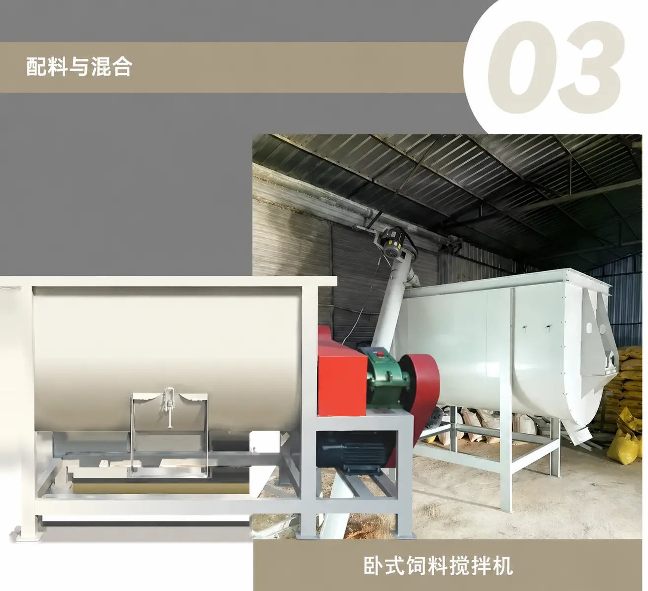 兔饲料配料和混合设备