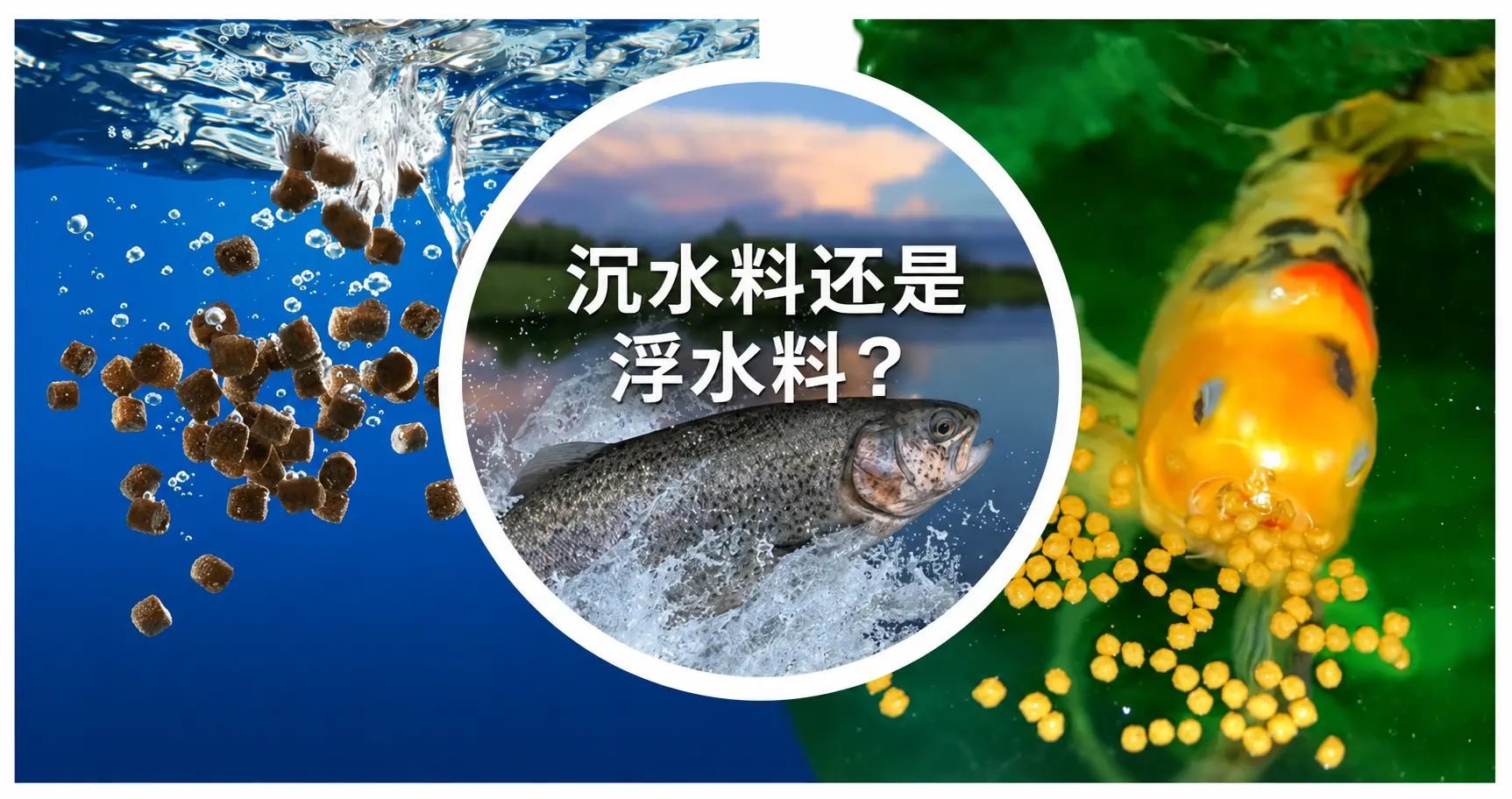 沉式饲料或浮式饲料