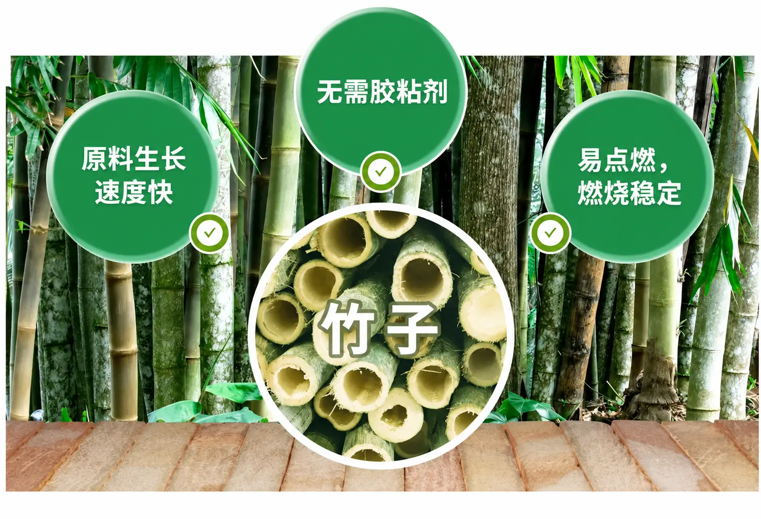 竹子适合制颗粒燃料原因