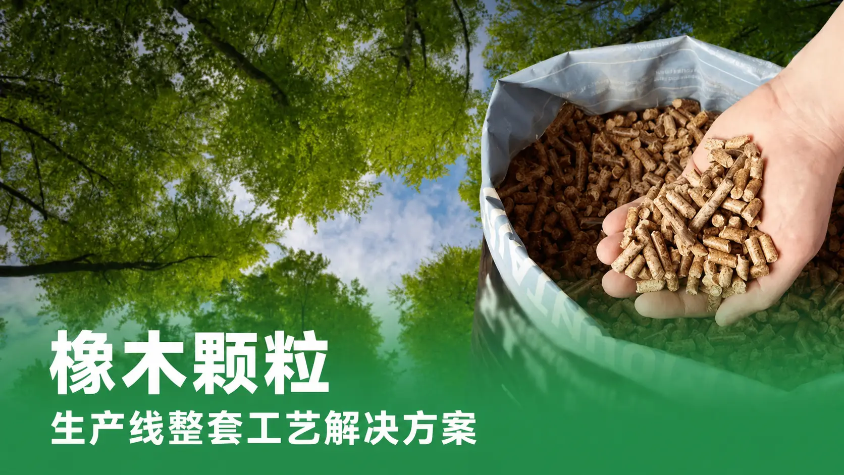 橡木颗粒燃料生产线完整工艺